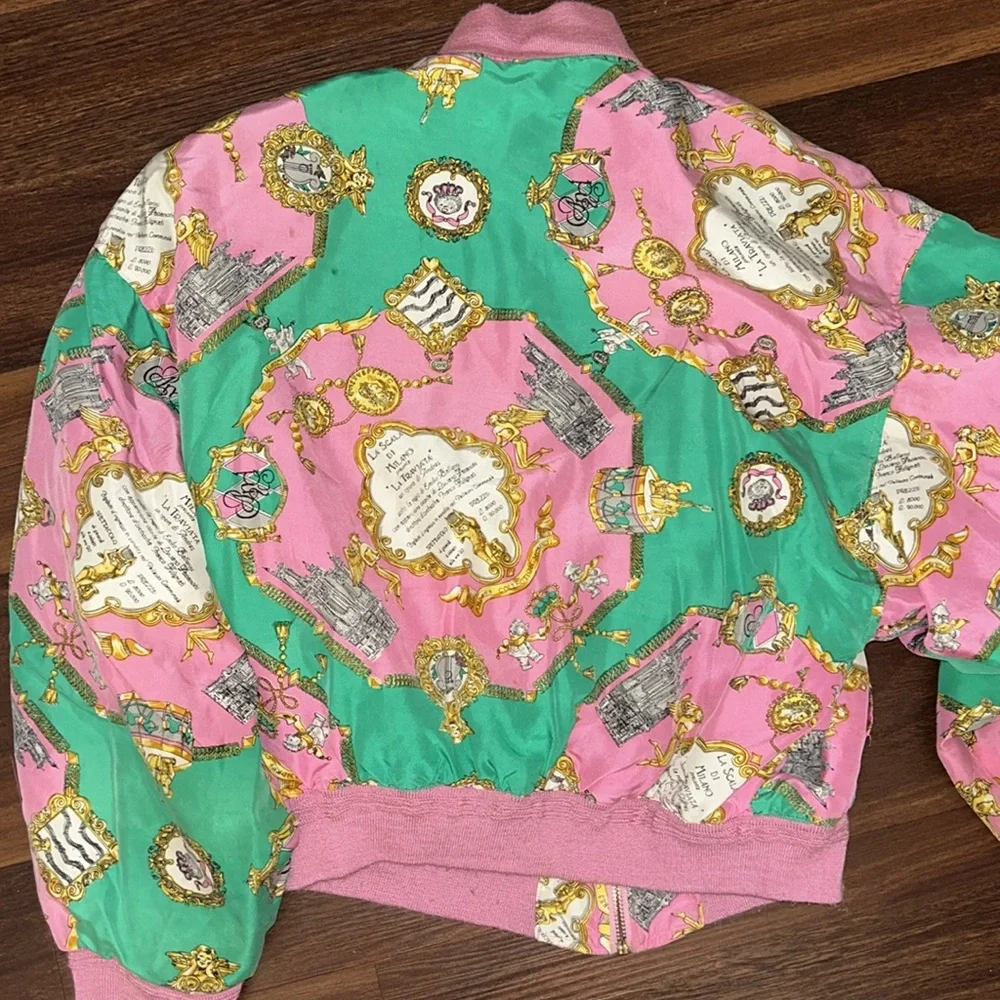 Andres New Traditionals Silk Full Zip Lightweight Jacket - Picture 8 of 12